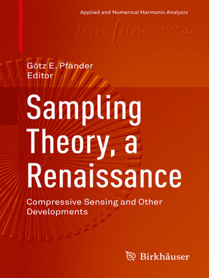 cover image of Sampling Theory, a Renaissance